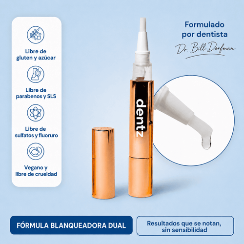Dentz™ | Lápiz Sérum Blanqueador Dental ¡Redescubre Tu Sonrisa!