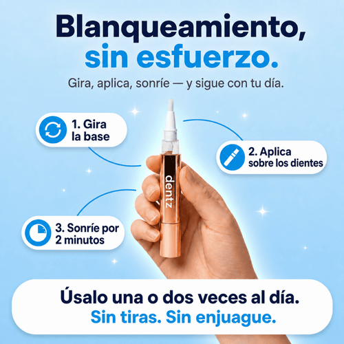 Dentz™ | Lápiz Sérum Blanqueador Dental ¡Redescubre Tu Sonrisa!